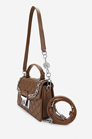 Valmenti Kadın Vegan Camel Omuz Çanta 921 27047 BN CNT Y25 CAMEL