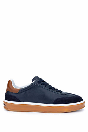 Tamer Tanca Erkek Hakiki Deri Lacivert Sneakers & Spor Ayakkabı 978 300 ERK AYK Y25 LACIVERT