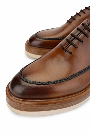 Tamer Tanca Erkek Hakiki Deri Taba Casual Ayakkabı 563 299 ERK AYK Y25 TABA ALKL