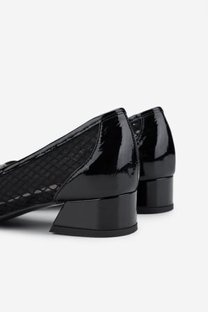 Valmenti Kadın Hakiki Deri Comfort Ayakkabı 611 H27036-386 BN AYK Y25 BLACK / BLACK