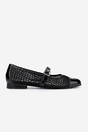Valmenti Kadın Hakiki Deri Comfort Ayakkabı 611 H10037-386 BN AYK Y25 BLACK / BLACK