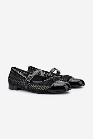 Valmenti Kadın Hakiki Deri Comfort Ayakkabı 611 H10037-386 BN AYK Y25 BLACK / BLACK