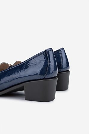 Valmenti Kadın Hakiki Deri Mavi Comfort Ayakkabı 611 E5289 BN AYK Y25 BLUE