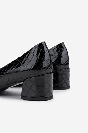 Valmenti Kadın Hakiki Deri Siyah Comfort Ayakkabı 611 H40035 BN AYK Y25 BLACK