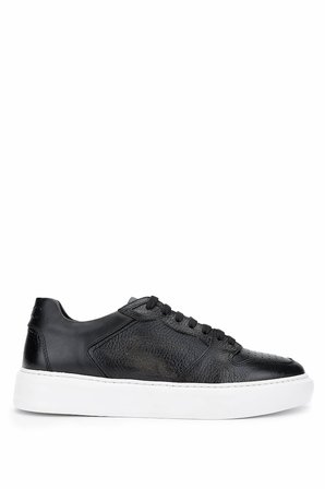 Tamer Tanca Erkek Hakiki Deri Siyah Sneakers & Spor Ayakkabı 1093 054 ERK AYK Y25 SIYAH ALK