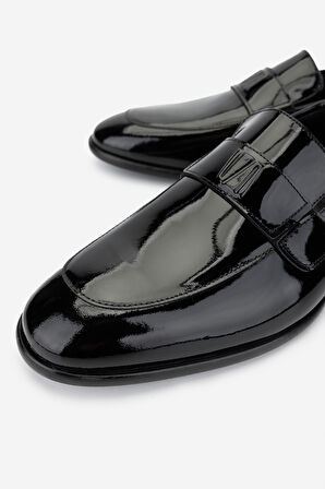 Valmenti Erkek Hakiki Deri Siyah Rugan Klasik Ayakkabı 537 3576 ERK AYK Y25 SIYAH RGN