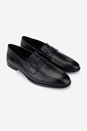 Valmenti Erkek Hakiki Deri Siyah Analin Klasik Ayakkabı 537 3576 ERK AYK Y25 SIYAH ANL