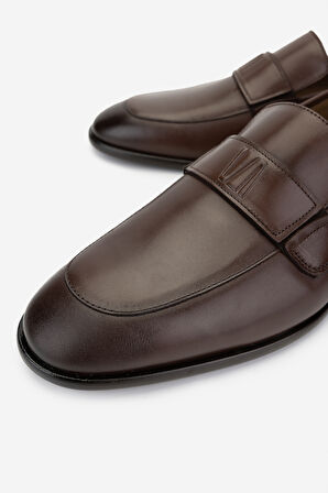 Valmenti Erkek Hakiki Deri Kahverengi Klasik Ayakkabı 537 3576 ERK AYK Y25 KIZIL KAHVE