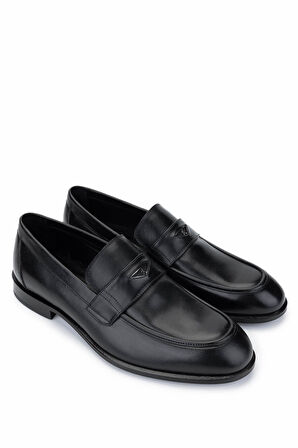 Tamer Tanca Erkek Hakiki Deri Siyah Deri Klasik Ayakkabı 537 3561 ERK AYK Y25 SIYAH DR