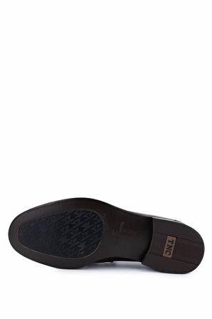 Tamer Tanca Erkek Hakiki Deri Kahverengi Klasik Ayakkabı 537 3561 ERK AYK Y25 KIZIL KAHVE