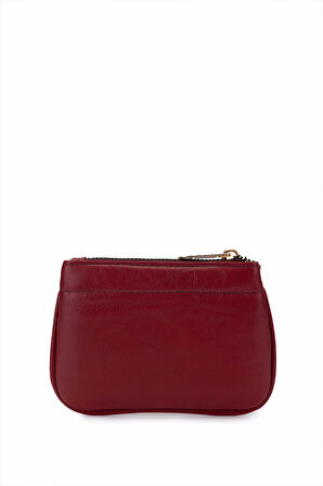 Tamer Tanca Unisex Hakiki Deri Bordo Kartlık 688 1013 KRTLK Y25 BORDO