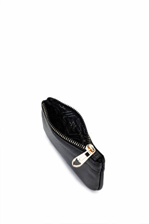 Tamer Tanca Unisex Hakiki Deri Siyah Havyar Kartlık 688 1013 KRTLK Y25 SIYAH HVYR