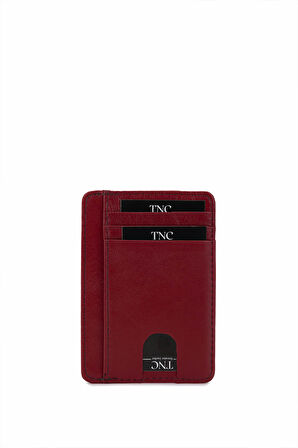 Tamer Tanca Unisex Hakiki Deri Bordo Kartlık 688 1012 KRTLK Y25 BORDO