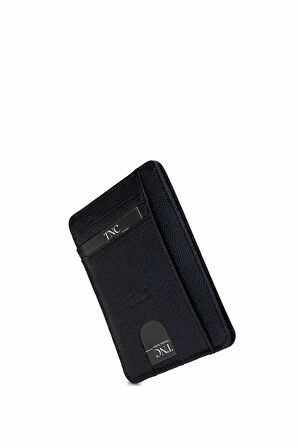 Tamer Tanca Unisex Hakiki Deri Siyah Havyar Kartlık 688 1012 KRTLK Y25 SIYAH HVYR