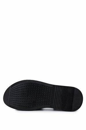 Tamer Tanca Kadın Hakiki Deri Siyah Deri Comfort Sandalet 1107 103 BN SNDLT Y25 SIYAH DR