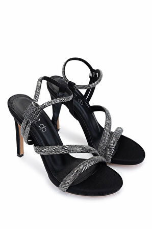 Tamer Tanca Kadın Vegan Siyah Abiye Ayakkabı 891 523 BN AYK Y25 SIYAH