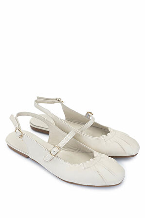 Tamer Tanca Kadın Hakiki Deri Bej Casual Ayakkabı 539 105 BN AYK Y25 BEJ DR