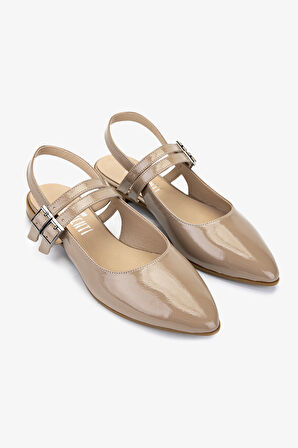 Valmenti Kadın Hakiki Deri Vizon Rugan Casual Ayakkabı 899 25232 BN AYK Y25 VIZON KRSK RGN