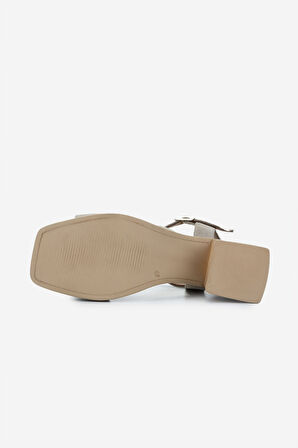 Valmenti Kadın Hakiki Deri Vizon Süet Topuklu Sandalet 838 481 BN SNDLT Y25 VIZON SUET