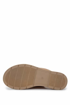 Tamer Tanca Kadın Hakiki Deri Nude Topuklu Sandalet 1109 M591 BN SNDLT Y25 NUDE/ROSE