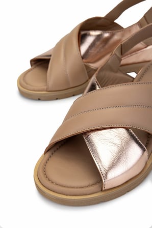 Tamer Tanca Kadın Hakiki Deri Nude Topuklu Sandalet 1109 M591 BN SNDLT Y25 NUDE/ROSE