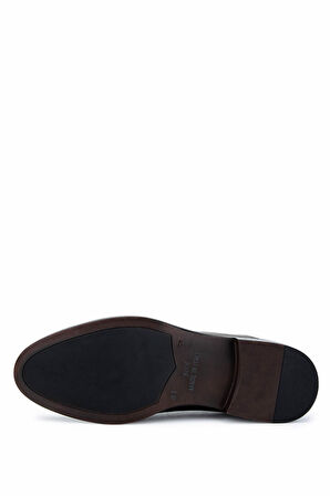 Tamer Tanca Erkek Hakiki Deri Siyah Deri Klasik Ayakkabı 183 41658 ERK AYK Y25 SIYAH DR