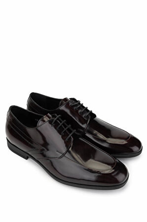 Tamer Tanca Erkek Hakiki Deri Bordo Klasik Ayakkabı 183 42754 ERK AYK Y25 BORDO ACMA