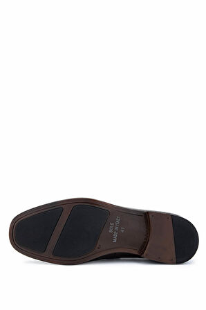 Tamer Tanca Erkek Hakiki Deri Kahverengi Klasik Ayakkabı 183 42757 ERK AYK Y25 KAHVE MTT