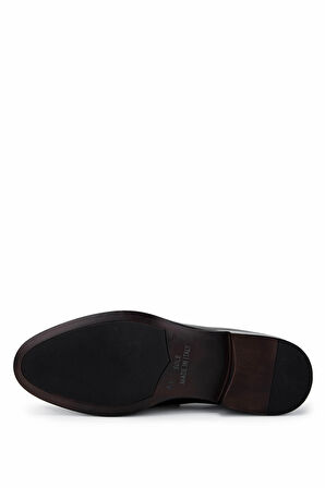 Tamer Tanca Erkek Hakiki Deri Siyah Deri Klasik Ayakkabı 183 41651 ERK AYK Y25 SIYAH DR