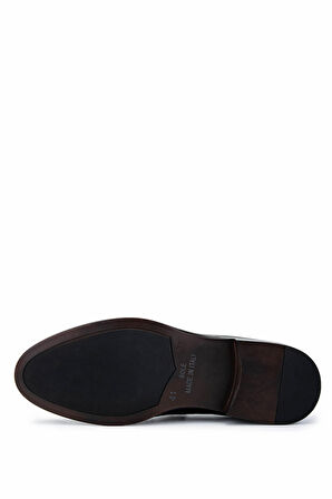 Tamer Tanca Erkek Hakiki Deri Kahverengi Klasik Ayakkabı 183 41651 ERK AYK Y25 KAHVE DR