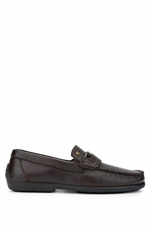 Tamer Tanca Erkek Hakiki Deri Kahverengi Loafer Ayakkabı 1008 3483 ERK AYK Y25 KAHVE FLTR