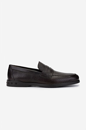 Valmenti Erkek Hakiki Deri Loafer Ayakkabı 1008 3439 ERK AYK Y25 KHV DR/ZMB