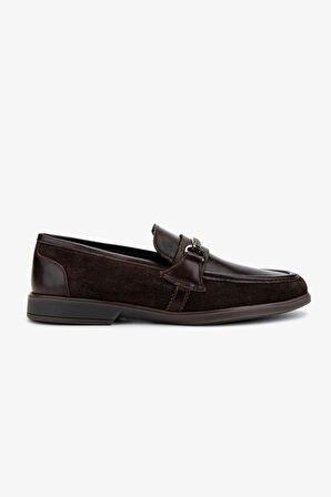 Valmenti Erkek Hakiki Deri Loafer Ayakkabı 1008 3481 ERK AYK Y25 KHV BFL/SUET
