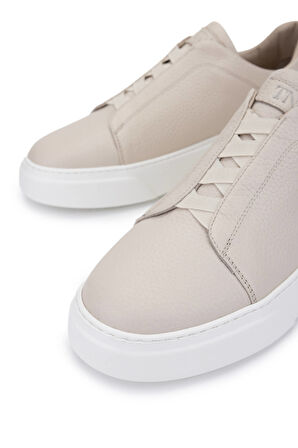 Tamer Tanca Erkek Hakiki Deri Bej Sneakers & Spor Ayakkabı 965 2526 ERK AYK Y25 BEJ FLTR