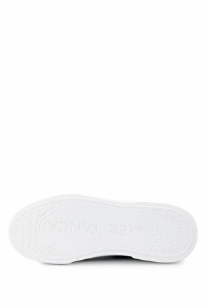 Tamer Tanca Erkek Hakiki Deri Siyah Floter Sneakers & Spor Ayakkabı 965 2526 ERK AYK Y25 SIYAH FLTR