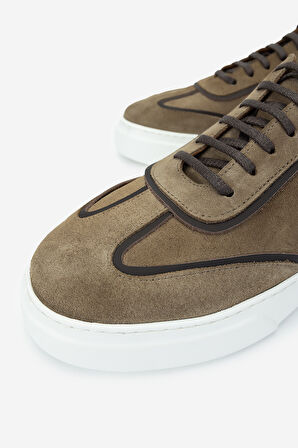 Valmenti Erkek Hakiki Deri Sneakers & Spor Ayakkabı 1092 202502 ERK AYK Y25 TOBACCO SUET