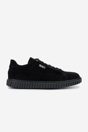 Valmenti Erkek Hakiki Deri Siyah Süet Sneakers & Spor Ayakkabı 352 22268 ERK AYK Y25 SIYAH SUET