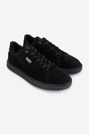 Valmenti Erkek Hakiki Deri Siyah Süet Sneakers & Spor Ayakkabı 352 22268 ERK AYK Y25 SIYAH SUET