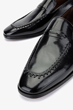 Valmenti Erkek Hakiki Deri Siyah Klasik Ayakkabı 342 9115 ERK AYK Y25 SIYAH BFL