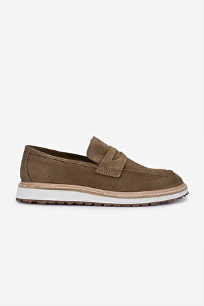 Valmenti Erkek Hakiki Deri Loafer Ayakkabı 325 13153-143 ERK AYK Y25 TOBACCO SUET