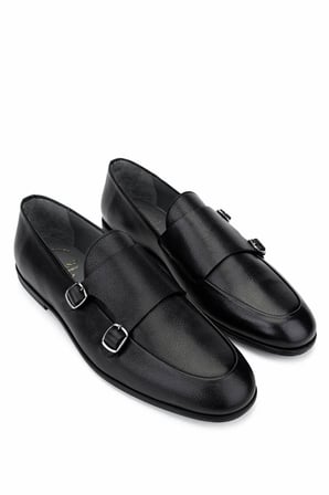 Tamer Tanca Erkek Hakiki Deri Siyah Loafer Ayakkabı 987 192 ERK AYK Y25 SIYAH