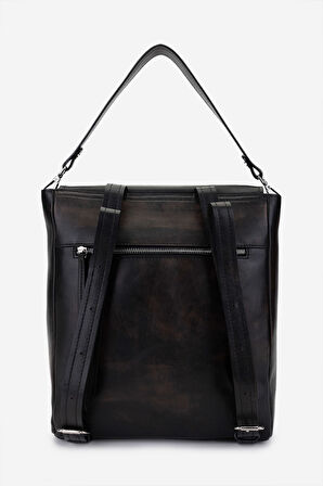 Valmenti Erkek Hakiki Deri Kızıl Eskitme Sırt Çantası 301 3027 ERK CNT Y25 KIZIL ESKITME