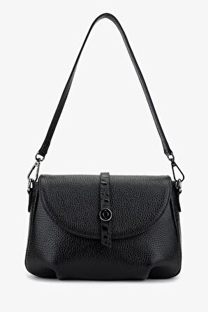 Valmenti Kadın Hakiki Deri Siyah Floter Kol Çantası 898 2968 BN CNT Y25 SIYAH FLTR