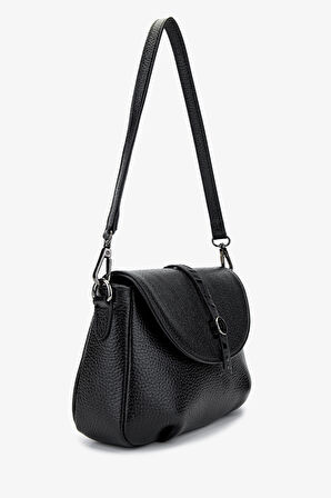 Valmenti Kadın Hakiki Deri Siyah Floter Kol Çantası 898 2968 BN CNT Y25 SIYAH FLTR