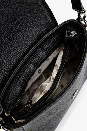 Valmenti Kadın Hakiki Deri Siyah Floter Kol Çantası 898 2968 BN CNT Y25 SIYAH FLTR