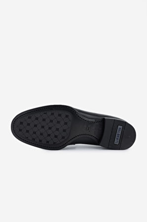 Valmenti Erkek Hakiki Deri Siyah Klasik Ayakkabı 1016 161C ERK AYK Y25 SIYAH LIMA