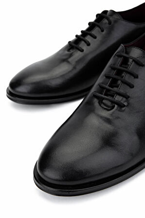 Tamer Tanca Erkek Hakiki Deri Siyah Klasik Ayakkabı 1068 1301 ERK AYK Y25 SIYAH LIMA