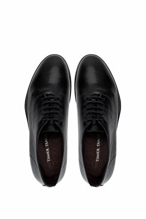 Tamer Tanca Erkek Hakiki Deri Siyah Klasik Ayakkabı 1068 1301 ERK AYK Y25 SIYAH LIMA