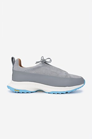 Valmenti Erkek Hakiki Deri Sneakers & Spor Ayakkabı 1092 V2222 ERK AYK SK24-25 GRI DR/SUET