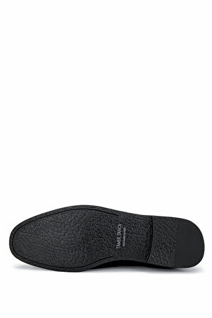 Tamer Tanca Erkek Hakiki Deri Siyah Süet Loafer Ayakkabı 987 192 ERK AYK Y25 SIYAH SUET